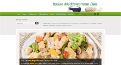 Desktop Screenshot of italianmeddiet.com